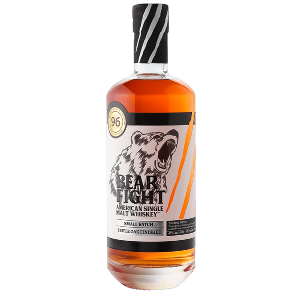 Bear Fight American Single Malt Whiskey bottle