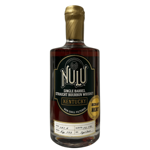 Nulu Single Barrel Bourbon 'RED HOT HEAT' Hazmat 141.4 Proof