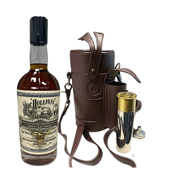 Doc Holliday 13 Year Kentucky Bourbon Hunter Bag W/Bullet Flask
