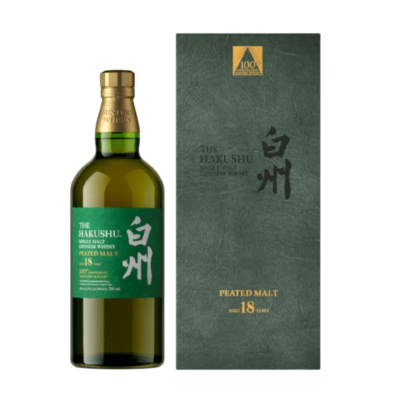 The Hakushu Peated Malt 18 Year Old 100th Anniversary Limited Edition Japanese Whisky