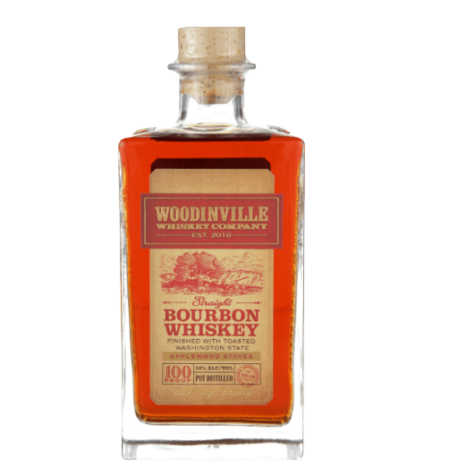 Woodinville Straight Bourbon Whiskey Finished With Toasted Applewood Staves