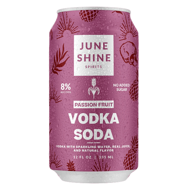 Juneshine Spirits Passionfruit Vodka Soda