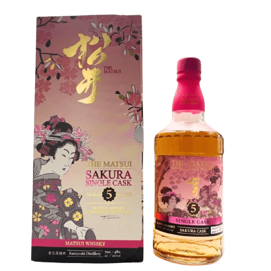 The Matsui 5 Year Sakura Cask Single Malt Japanese Whisky