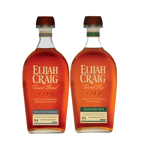 Elijah Craig Toasted Barrel Bourbon & Rye Whiskey Bundle