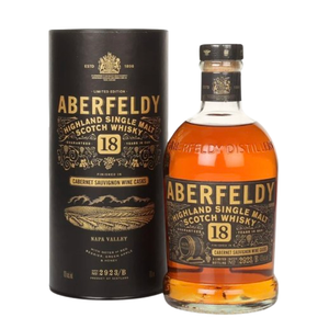 Aberfeldy 18 Year Old Finished in Napa Valley Cabernet Sauvignon Wine Casks