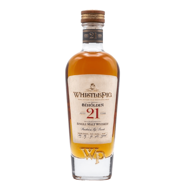 WhistlePig The Béhôlden 21 Year Single Malt Whiskey