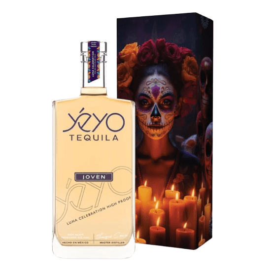 Yeyo Dia de los Muertos Joven Tequila Luna Celebration High Proof