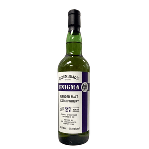 WM Cadenhead Enigma 27 Year Islay Single Malt Scotch Whisky