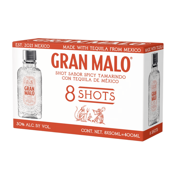 Gran Malo Spicy Tamarindo Tequila 50mL 10-Pack Shots