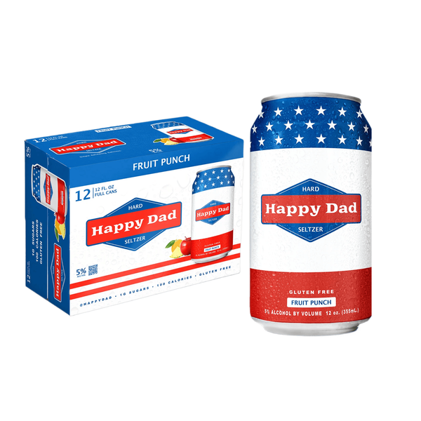 Happy Dad Fruit Punch Hard Seltzer