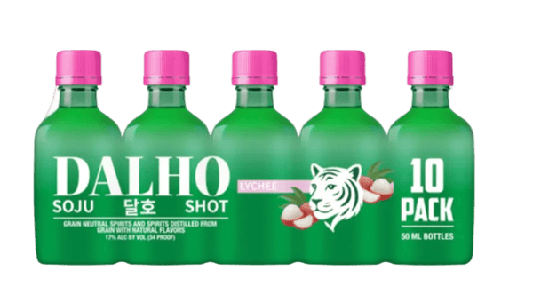 Dalho Soju Lychee 50mL 10-Pack