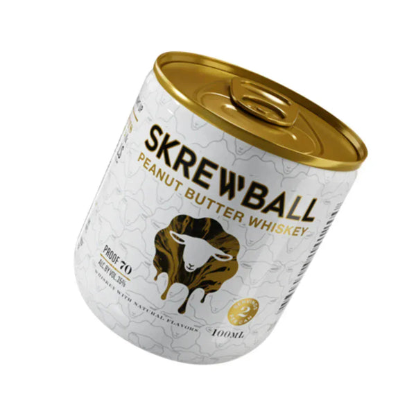 Skrewball Peanut Butter Whiskey 100ml Cans (24-Pack)