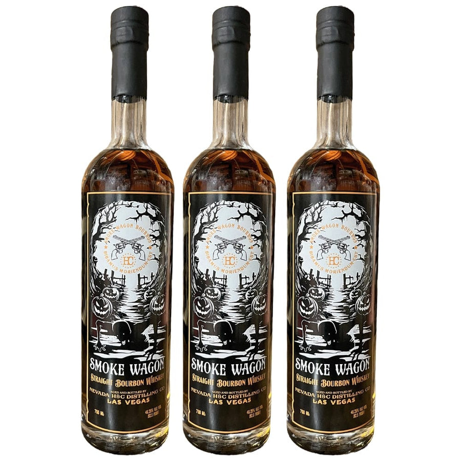 Smoke Wagon Straight Bourbon Whiskey Halloween Edition 2024 3pk