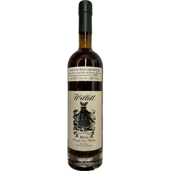 Willett Family Estate 12 Year Single Barrel Rye #2520 "Dirty Dozen" 119.2 Proof
