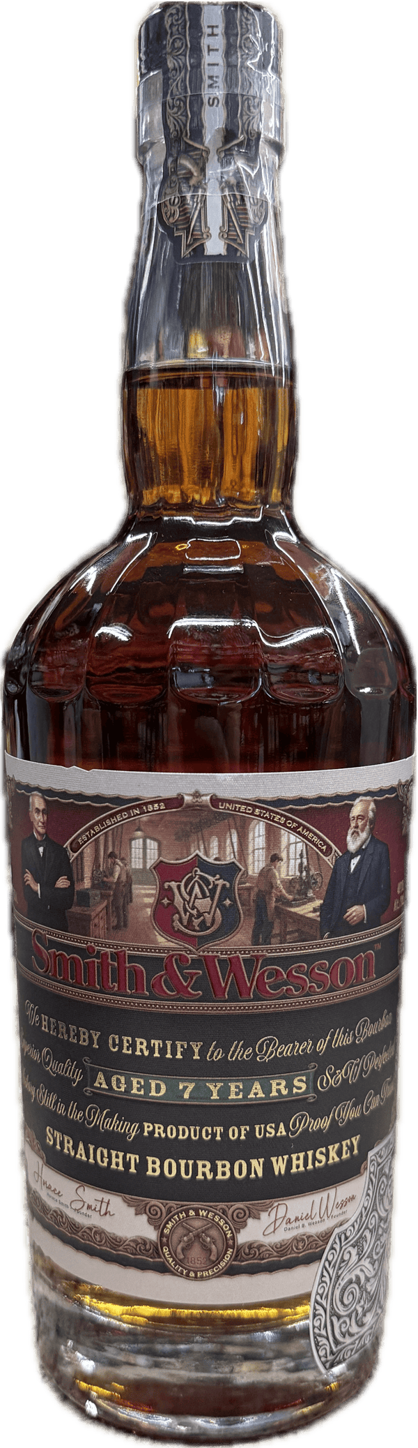 Smith & Wesson 7 Year Straight Bourbon Whiskey
