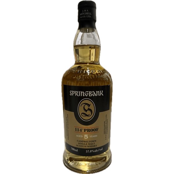 Springbank 5 Year 114 Proof Single Malt Scotch Whisky