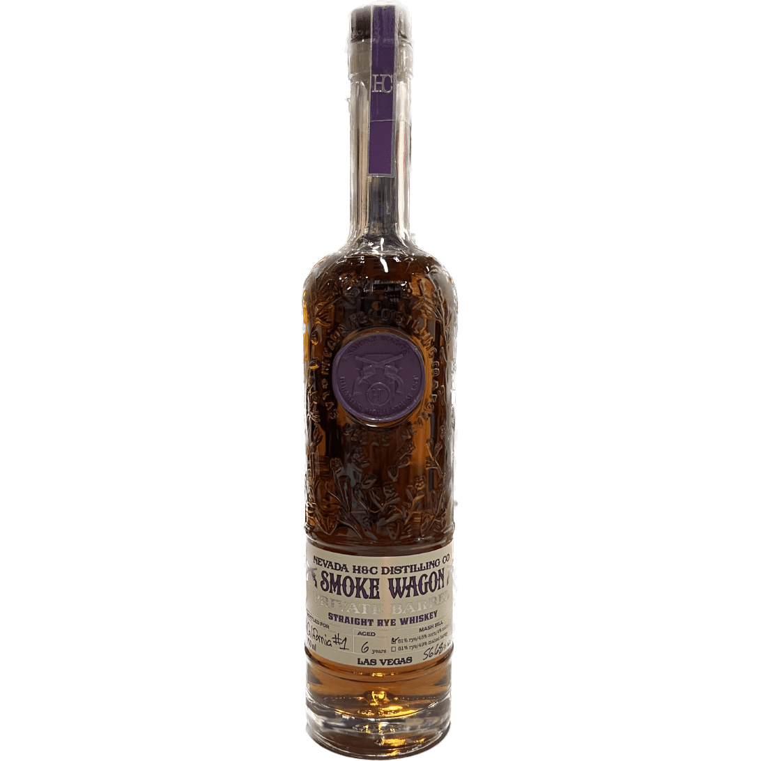 Smoke Wagon Private Barrel 6 Year Old Rye Whiskey 'California #1'