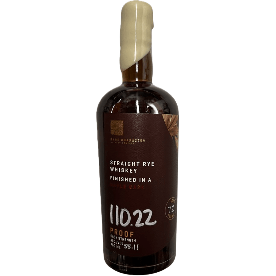 Rare Character Maple Cask Finished Rye Whiskey 110.22 Proof