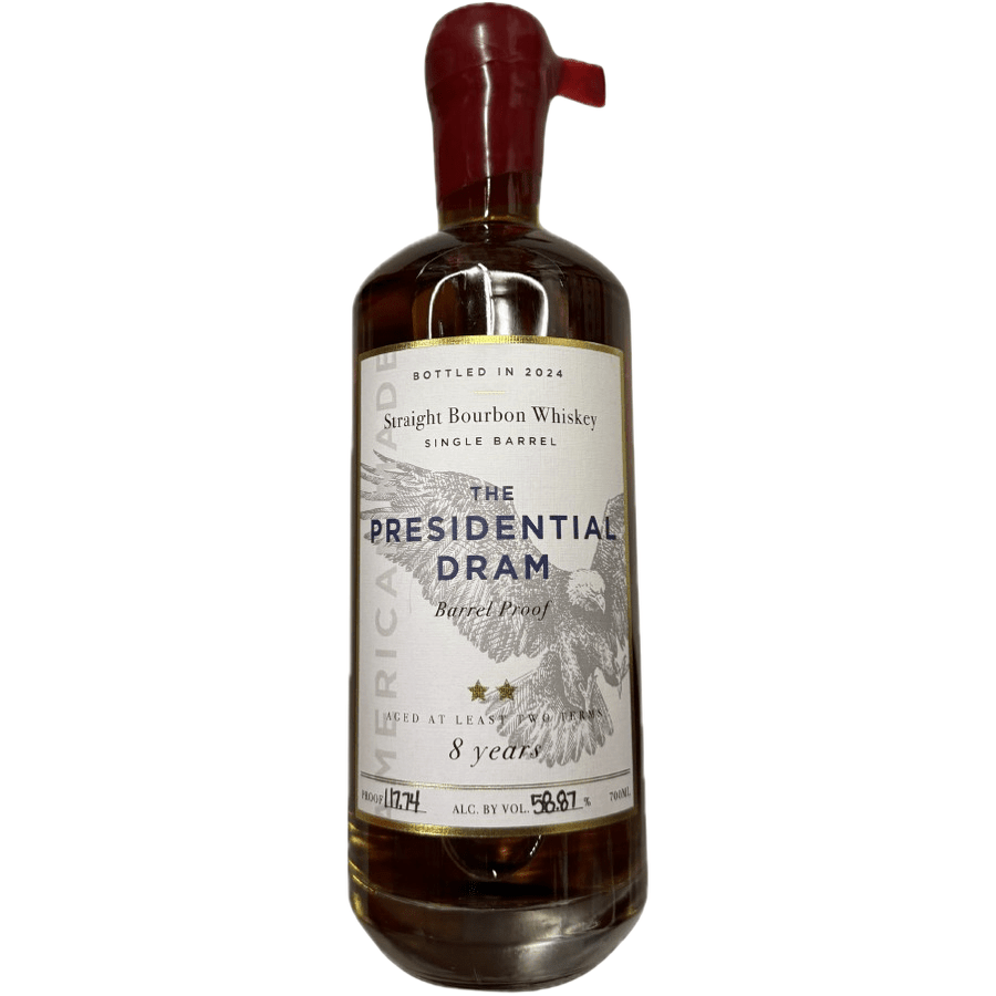 The Presidential Dram 8 Year Old Bourbon 2024 Release