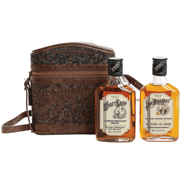 The Frontier Duo Doc Holliday Dual Flask Carrier