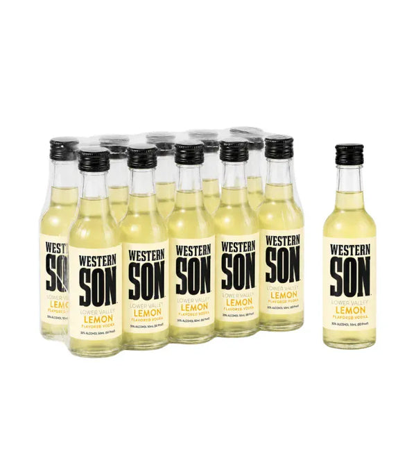 Western Son Lemon Vodka Shooters (10 x 50mL)