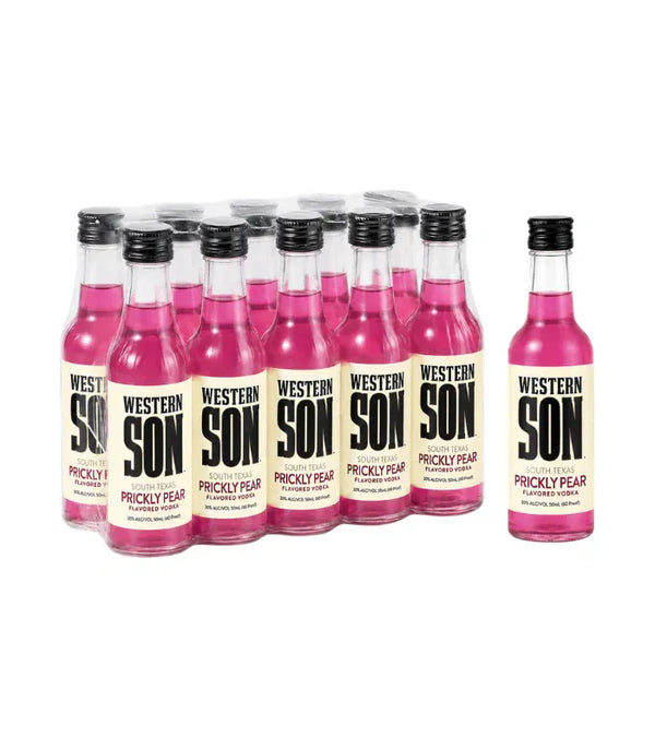 Western Son Prickly Pear Vodka Shooters (10 x 50mL)
