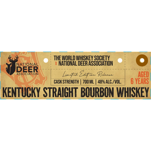 World Whiskey Society x National Deer Association 6 Year Cask Strength Kentucky Straight Bourbon Whiskey