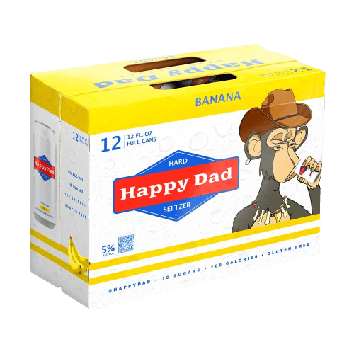Happy Dad Banana Hard Seltzer