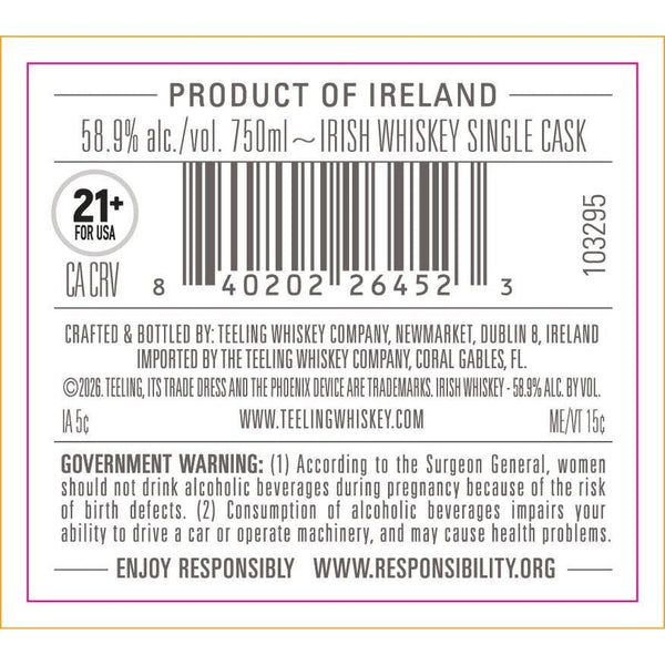 Label image for product