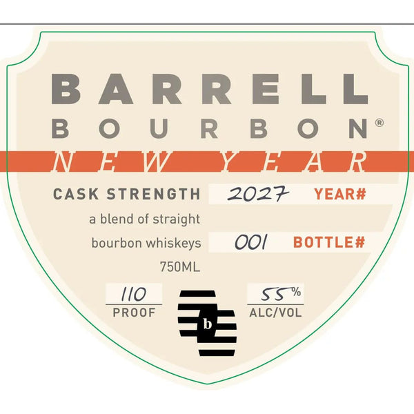 Barrell New Year 2027 Cask Strength Bourbon Whiskey