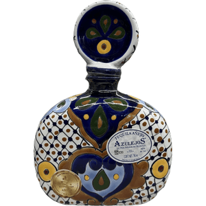 Los Azulejos Anejo Tequila Hand Painted Talavera