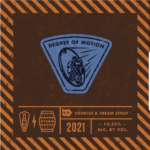 Bottle Logic Brewing Degree of Motion Cookies & Cream Stout 2021