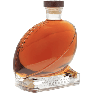 Cooperstown Canton Football Decanter Bourbon Whiskey