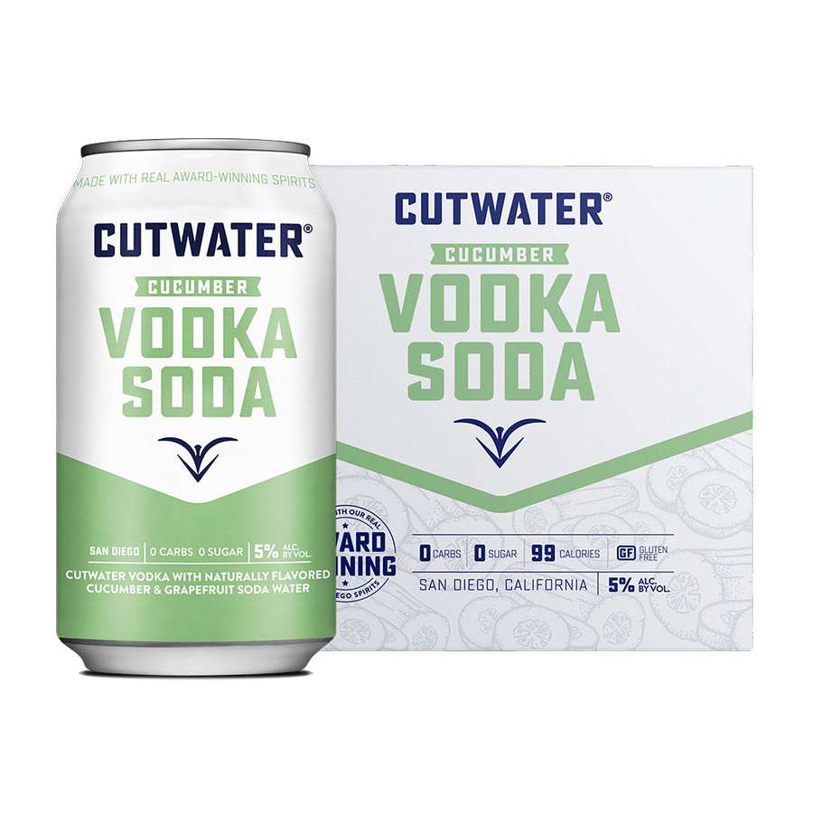 Cutwater Spirits Cucumber Vodka Soda