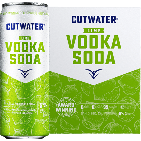Cutwater Spirits Lime Vodka Soda