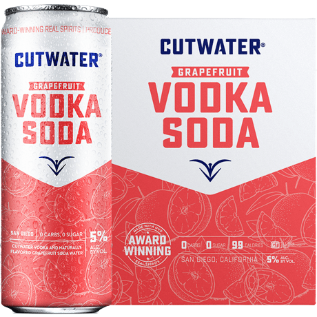 Cutwater Spirits Grapefruit Vodka Soda