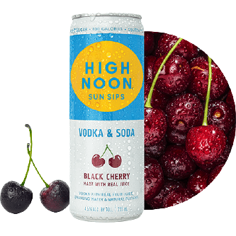 High Noon Black Cherry Hard Seltzer