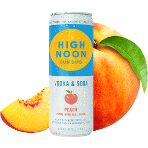 High Noon Peach Hard Seltzer