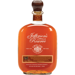 Jefferson's Reserve Twin Oak Custom Barrel Bourbon Whiskey