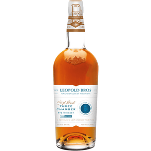 Leopold Bros Three Chamber Single Barrel Rye Whiskey 2022 Release