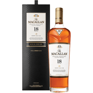 The Macallan 18 Year Old Sherry Oak Scotch Whisky 2022