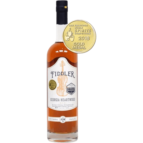 ASW Distillery Fiddler Georgia Heartwood Bourbon Whiskey