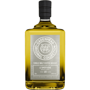 WM Cadenhead A Speyside Distillery 18 Year Old Scotch Whisky 2004