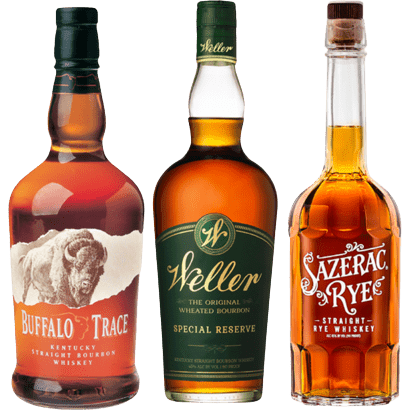 Buffalo Trace, W.L. Weller Special Reserve, and Sazerac Rye Bundle