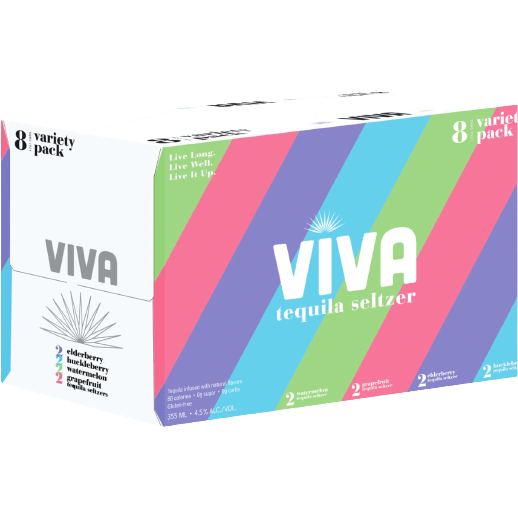 Viva Tequila Seltzer Variety 8Pack