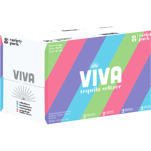 Viva Tequila Seltzer Variety 8-Pack
