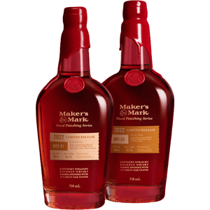 Maker’s Mark Wood Finishing Series 2022 Limited Release: BRT-01 & BRT-02 Bundle