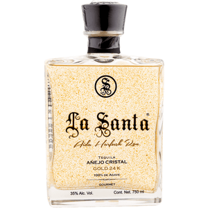La Santa Anejo Cristal Gold 24k Tequila